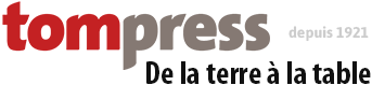 Logo Tom Press marque partenaire de Challon Motoculture
